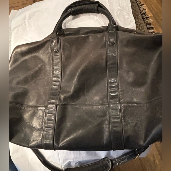 Coach Bags Vintage Large Leather Coach Duffel Bag Poshmark